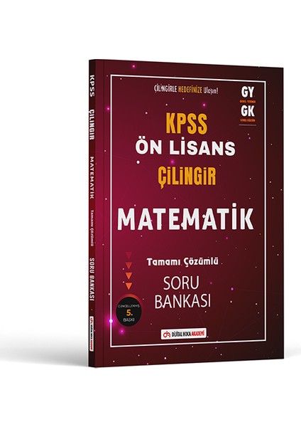 2024 KPSS Ön Lisans Çilingir Matematik Tamamı Çözümlü Soru Bankası