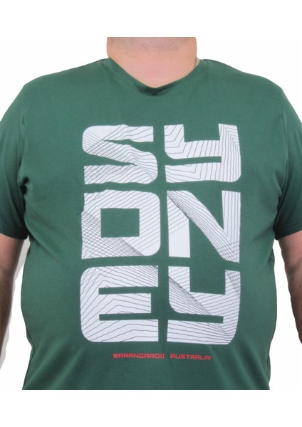 Mocgrande Erkek Büyük Beden Sıfır Yaka Tişört Sydney 24139 Neftı fiyatları