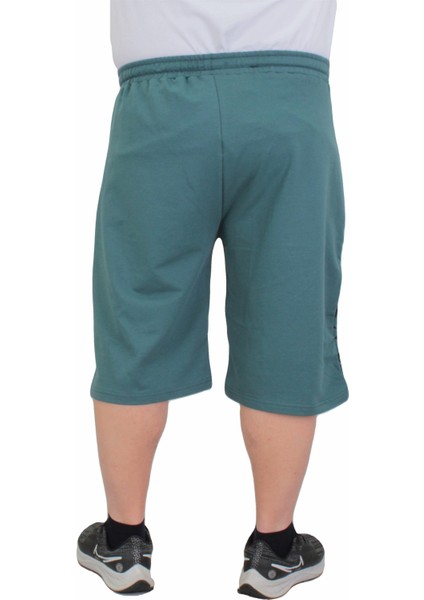 Mocgrande Büyük Beden Erkek Penye Şort Camouflage Pieces 24628 Cagla modelleri