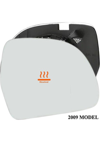 A5 Coupe 2009 Model Uyumlu Sağ Yolcu Tarafı Dış Ayna Camı Elektrikli Isıtmalı