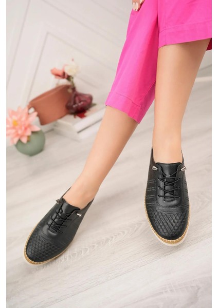 3643 Lastik Bağcıklı Ortopedik Günlük Kadın Ayakkabı modelleri