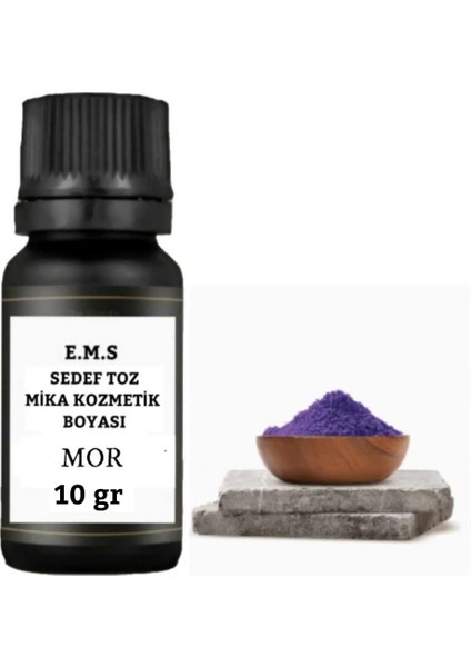 Sedef Toz Mika Kozmetik Boyası 10 Gr MOR - SABUN BOYASI MUM BOYASI OJE BOYASI RUJ BOYASI