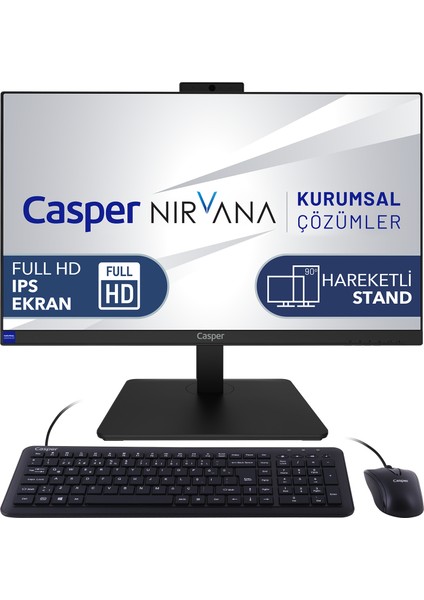 Nirvana A70.5700-EF00X-V Ryzen 7-5700U 64 GB RAM 1TB NVME SSD Freedos