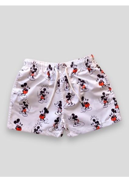 Mickey Mouse Disney Karakterli Erkek Çocuk Deniz Şortu