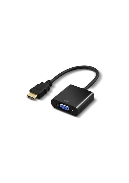 HDMI To VGA Dijital - Analog Monitör Çevirici Dönüştürücü