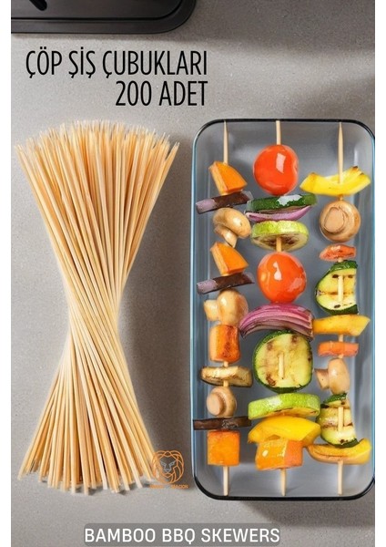 Çöp Şiş Ikram Çubukları Bamb 200 Adet 720437 fiyatları