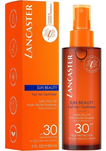 Sun Beauty - Bronzlaşmayı Hızlandıran Kuru Yağ Spreyi Spf 30