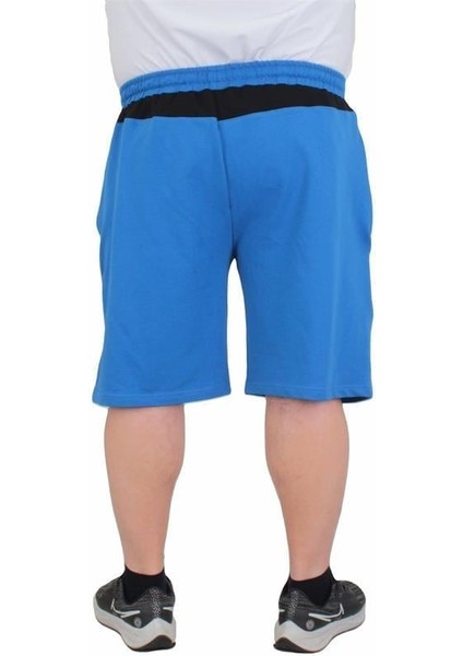 Erkek Büyük Beden Penye Şort Over Think 24629 Saks modelleri