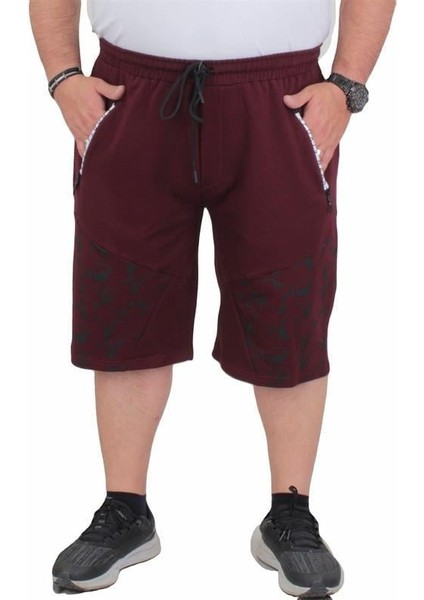 Büyük Beden Erkek Penye Şort Camouflage Pieces 24628 Murdum fiyatları