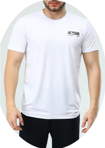 Nike EF-4226 Erkek Polyester Mesh Battal Beden T-Shirt