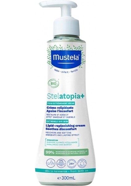 Stelatopia Lipit Yenileyici Krem 300 ml + Mustela Stelatopia Şampuan 200 ml