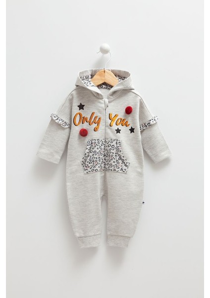 Only You Yazılı Kız Bebek Tulum