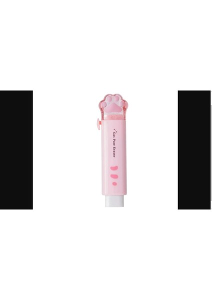 Pati Silgi Pvc Kırtasiye Hediyelik Gift Kedi Pençe Pembe Kurşun Kalem Için Geri Çekilebilir 1 Adet