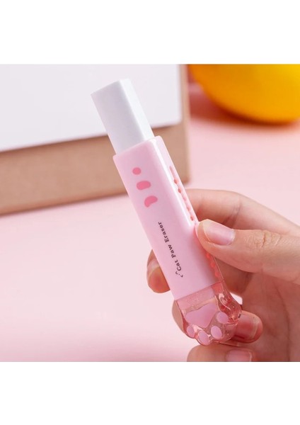 Pati Silgi Pvc Kırtasiye Hediyelik Gift Kedi Pençe Pembe Kurşun Kalem Için Geri Çekilebilir 1 Adet fiyatları
