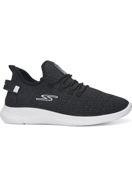 Siyah Beyaz 36-44 Extra Hafif Soft Kumaş Comfort Sneaker