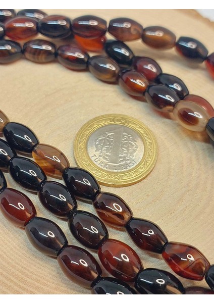 Akik Taşı Arpa Kesim 8X11MM Dizi (49418) fiyatları