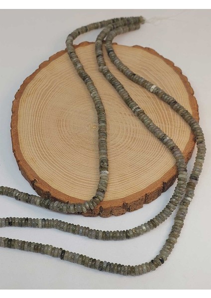 Labradorit Taşı Rondela Kesim 6x1.5mm Dizi (49410) modelleri