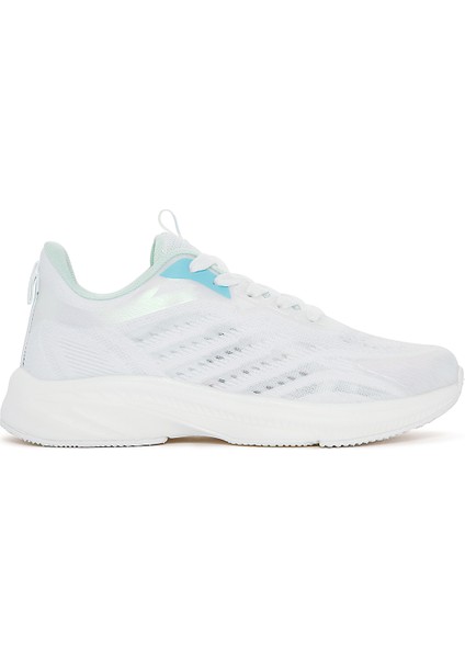 Zero Kadın Beyaz Bağcıklı Kalın Tabanlı Spor Sneaker 24SFD49606F