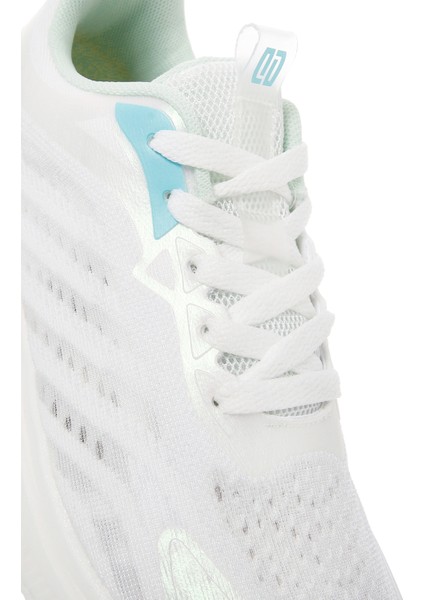 Zero Kadın Beyaz Bağcıklı Kalın Tabanlı Spor Sneaker 24SFD49606F
