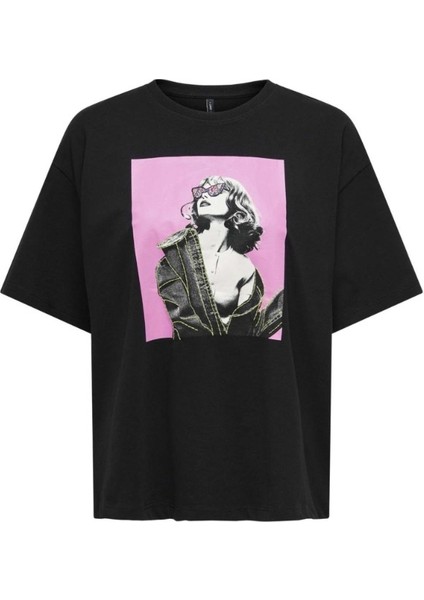Onlhalıa S/s Sunglasses Top Box Jrs Kadın T-Shirt