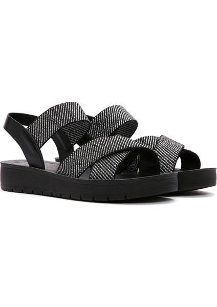 Kadın Siyah Bilekten Bantlı Sandalet fırsatları