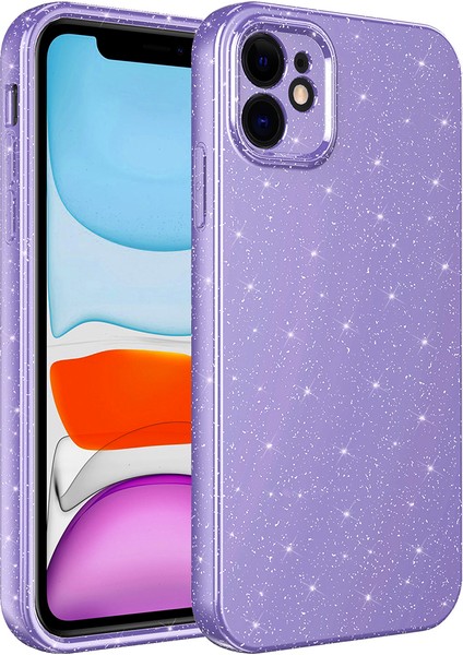 Xiaomi Redmi Note 13 Kılıf Kamera Korumalı Simli Lüks Işıltılı Silikon