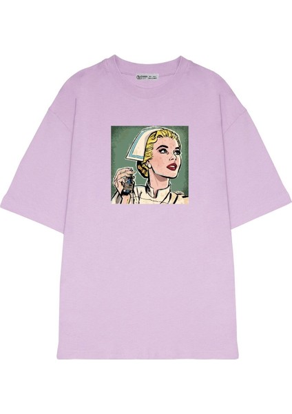 Oversize T-Shirt Hemşire Kopyası