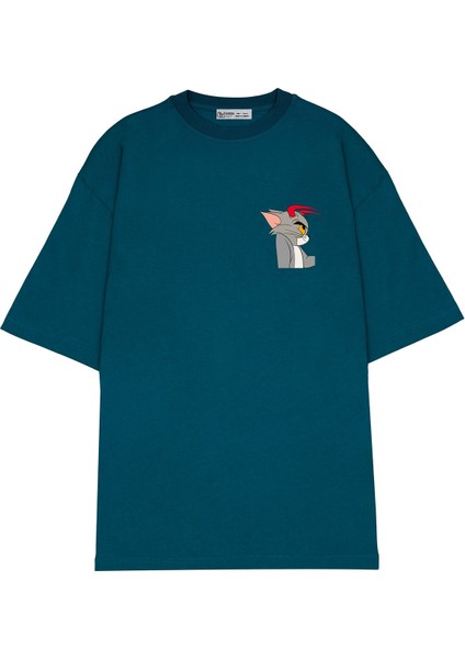 Oversize T-Shirt Tom & Jerry Kopyası