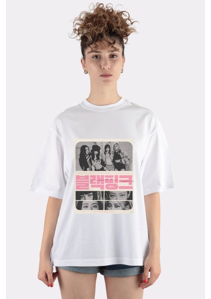 Blackpink Oversize Kadın T-Shirt
