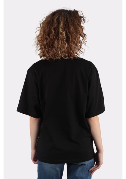 Kadın Oversize Bisiklet Yaka T-Shirt fiyatları