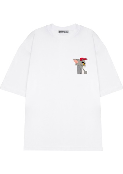 Oversize T-Shirt Tom & Jerry Kopyası