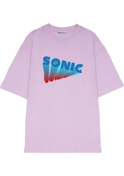 Oversize T-Shirt Sonic Design