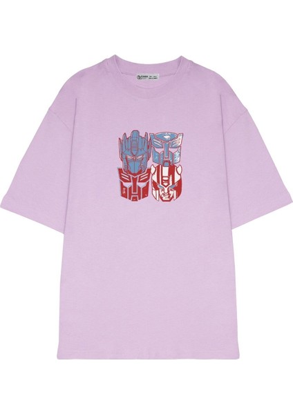 Oversize T-Shirt Transformers Mask