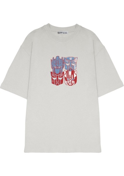 Oversize T-Shirt Transformers Mask