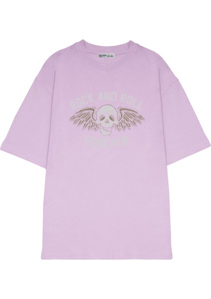 Oversize T-Shirt Metallıca_rock And Roll Forever