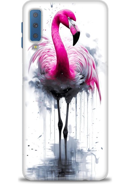 Samsung Galaxy A7 2018 Uyumlu Kılıf Hd Baskılı Kılıf - 107