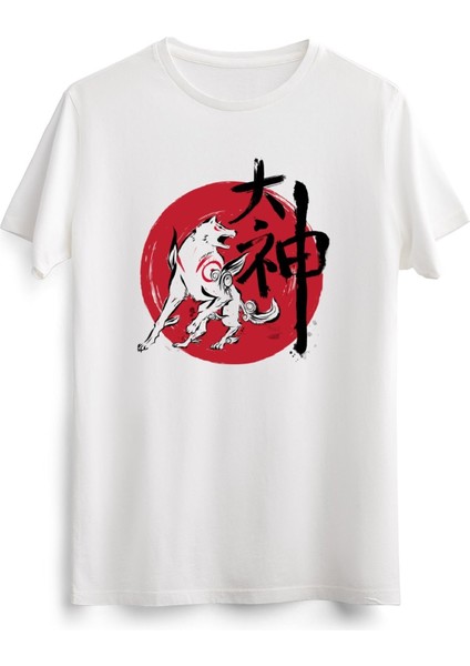 Erkek Beyaz Great God Sumi-E