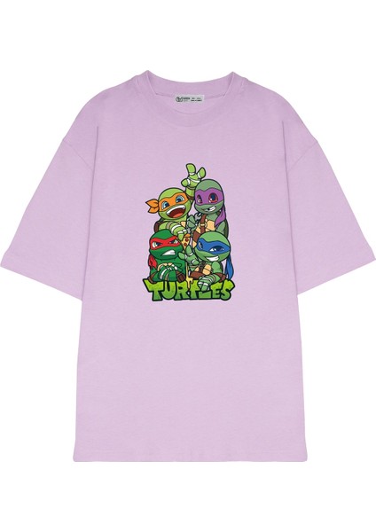 Oversize T-Shirt Ninja Turtles Cartoon