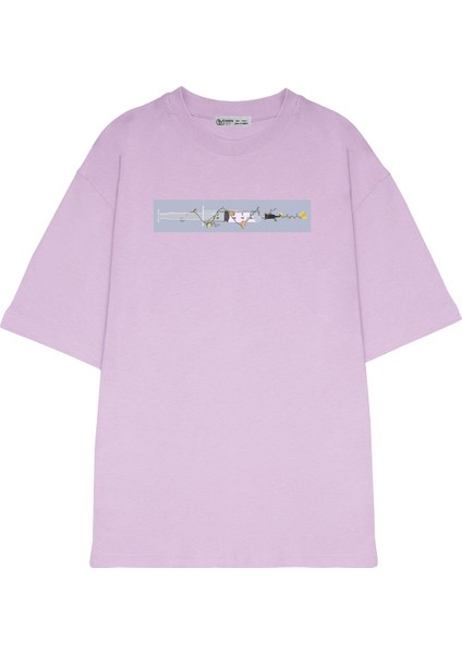 Oversize T-Shirt Enjektör Hemşire