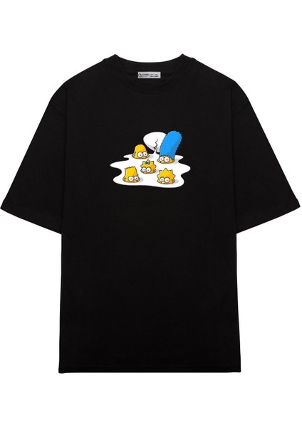 Oversize T-Shirt The Sımpsons Famıly