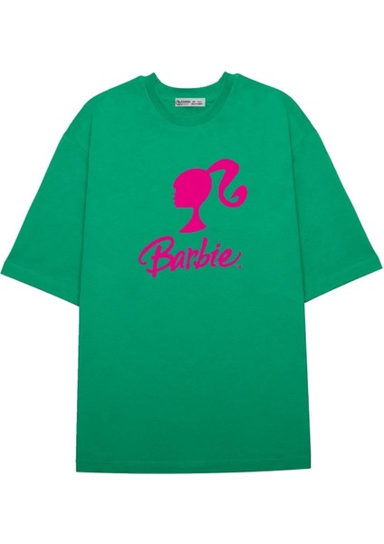 Green Mint  Oversize T-Shirt Barbie Cartoon