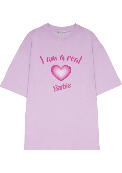 Oversize T-Shirt Barbie Cartoon--