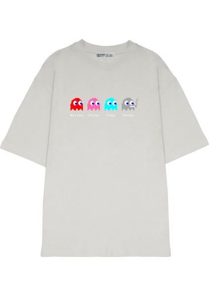 Oversize T-Shirt Tetris Smoky