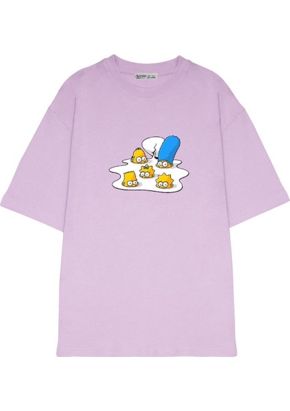 Oversize T-Shirt The Sımpsons Famıly
