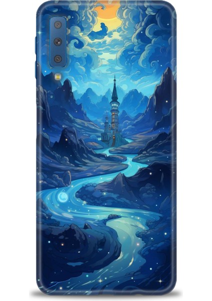 Samsung Galaxy A7 2018 Uyumlu Kılıf Hd Baskılı Kılıf - 218