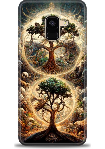 Samsung Galaxy A8 2018 Uyumlu Kılıf Hd Baskılı Kılıf - 244