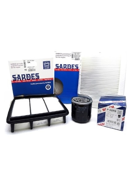 Hyundai I30 1.4 / 1.6 Benzinli Filtre Bakım Seti (2007-2012) Arası