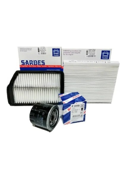 Hyundai Elantra 1.6 Benzinli Filtre Bakım Seti (2011-2015)