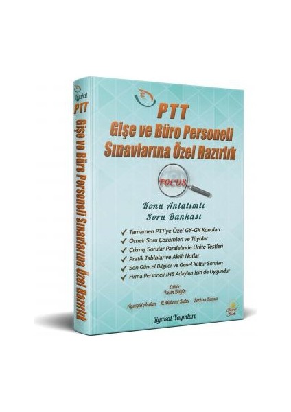 Liyakat Yayınları 2024 PTT Gişe ve Büro Personeli Sınavlarına Özel Hazırlık