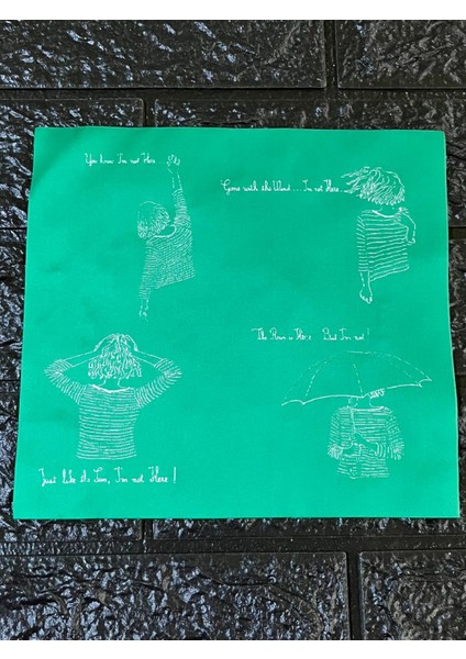 21X20 cm Tasarım Çizgi Resimli Arma Dikiş Giyim Aksesuarı